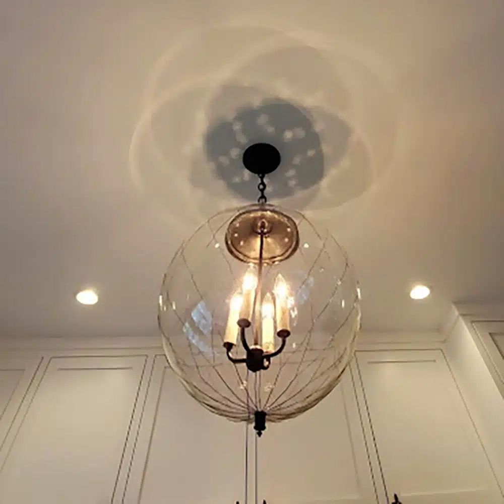 lighting in residential home in Brookfield, CT.