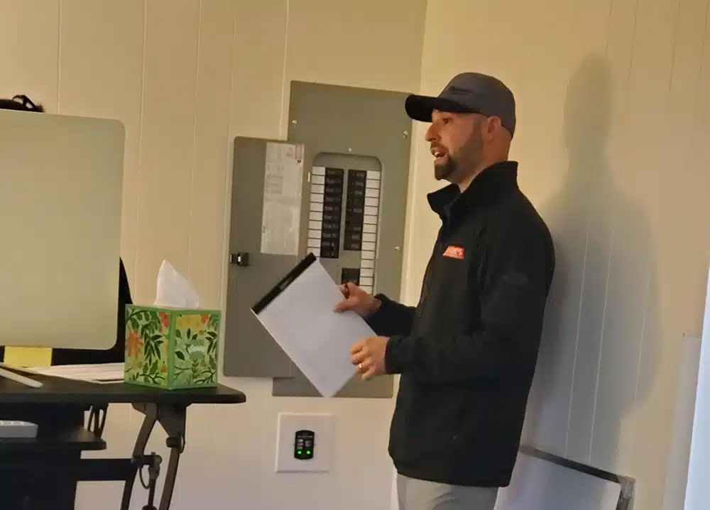 Gabe teaching in Brookfield, CT.
