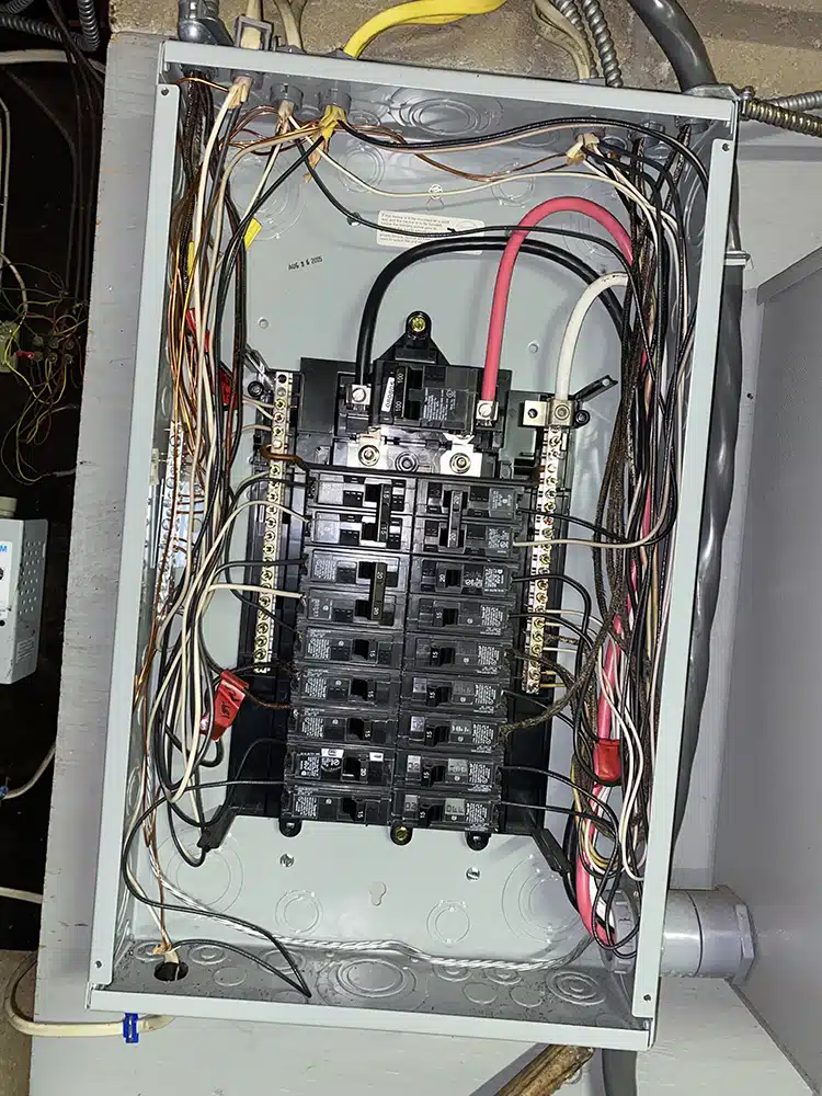 Open panel in Brookfield, CT.