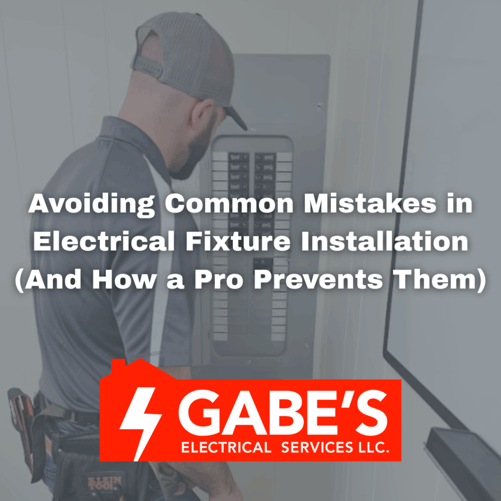 Avoiding Common Mistakes in Electrical Fixture Installation (And How a Pro Prevents Them)
